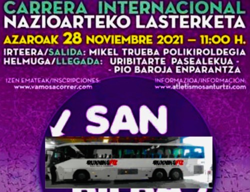 Autobús Carrera Desde Santurce a Bilbao (28.11.2021)