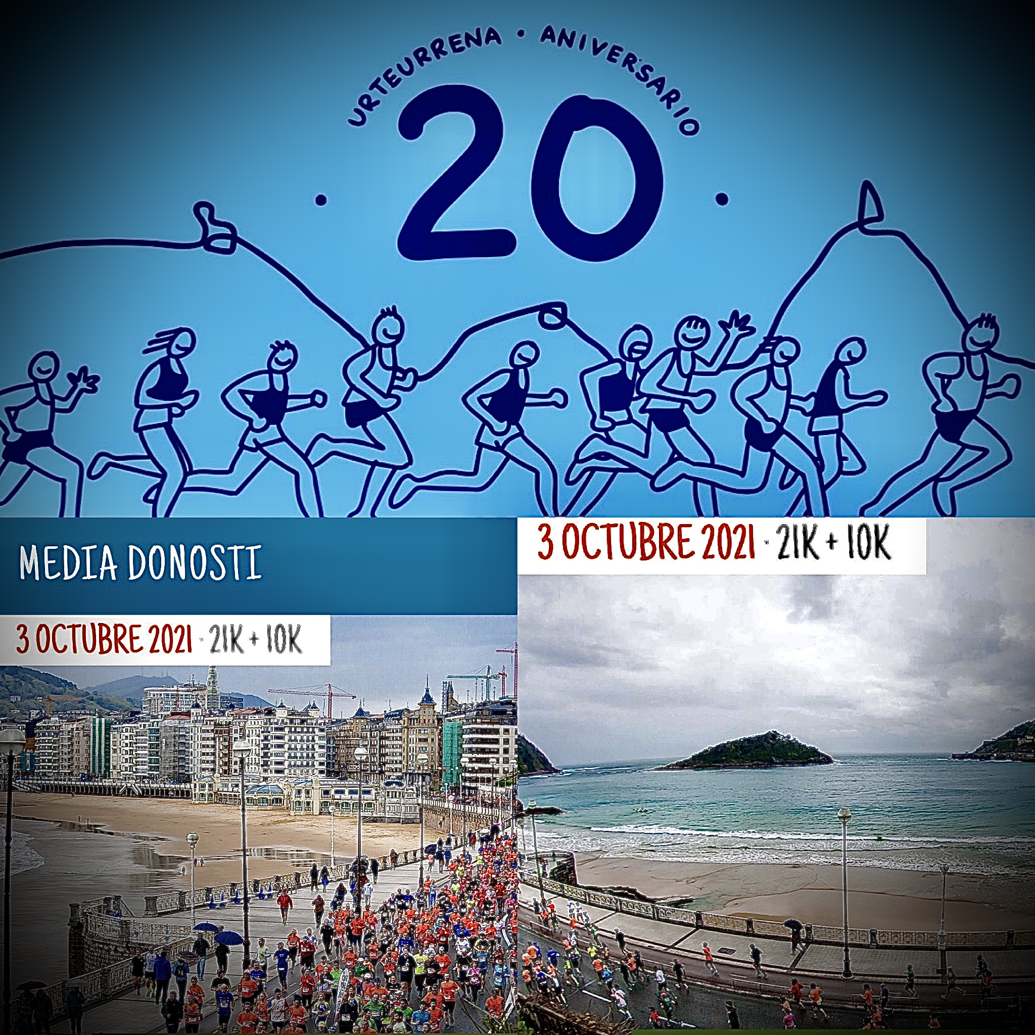 BUS 20º Aniversario Media Maratón Donosti 